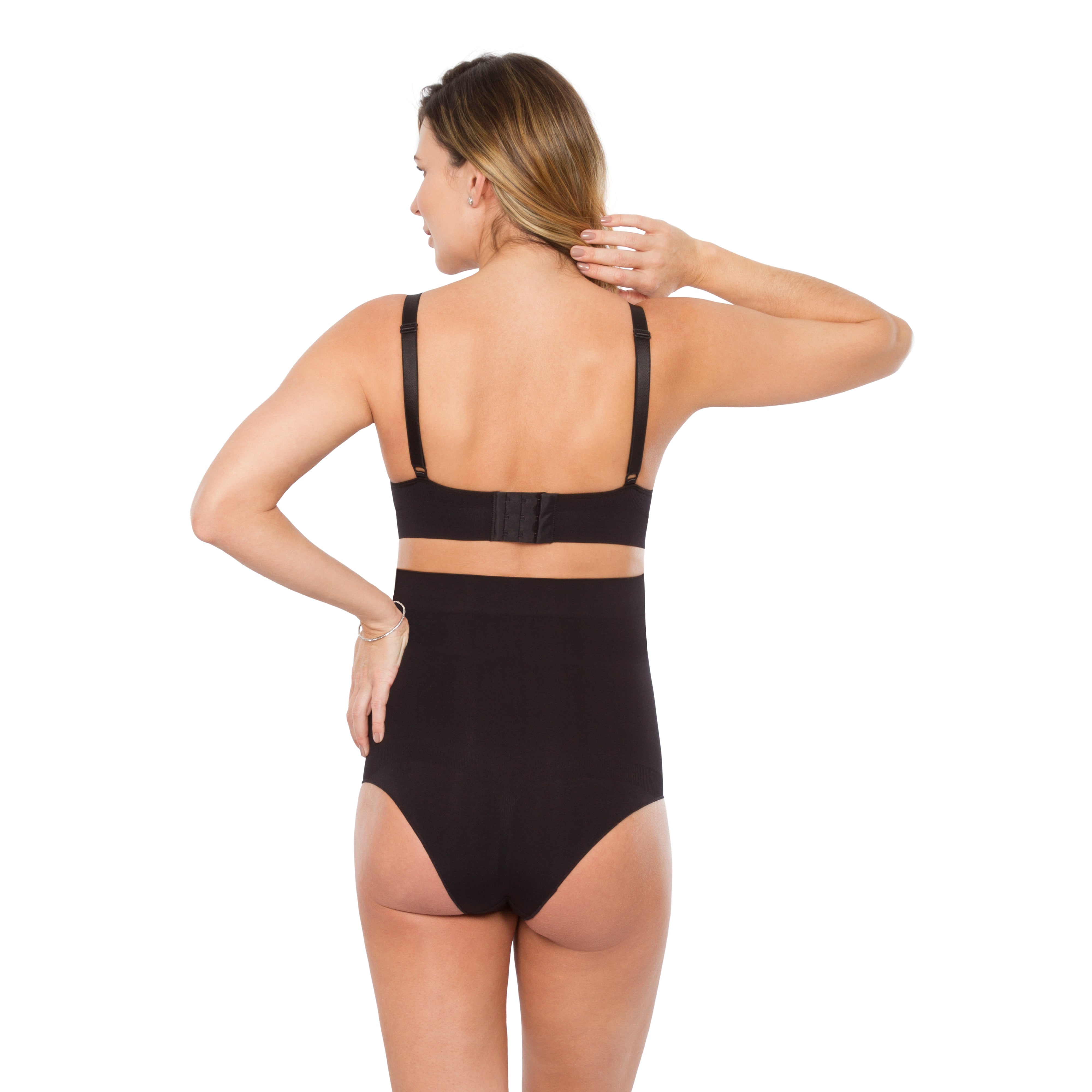 Plie Pregnancy High-Waist Panty Black