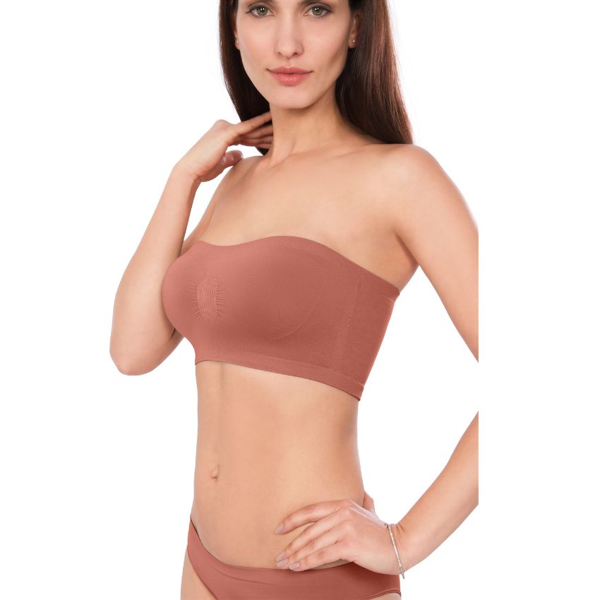 Plie Strapless Bandeau Extra Support Padded Bra