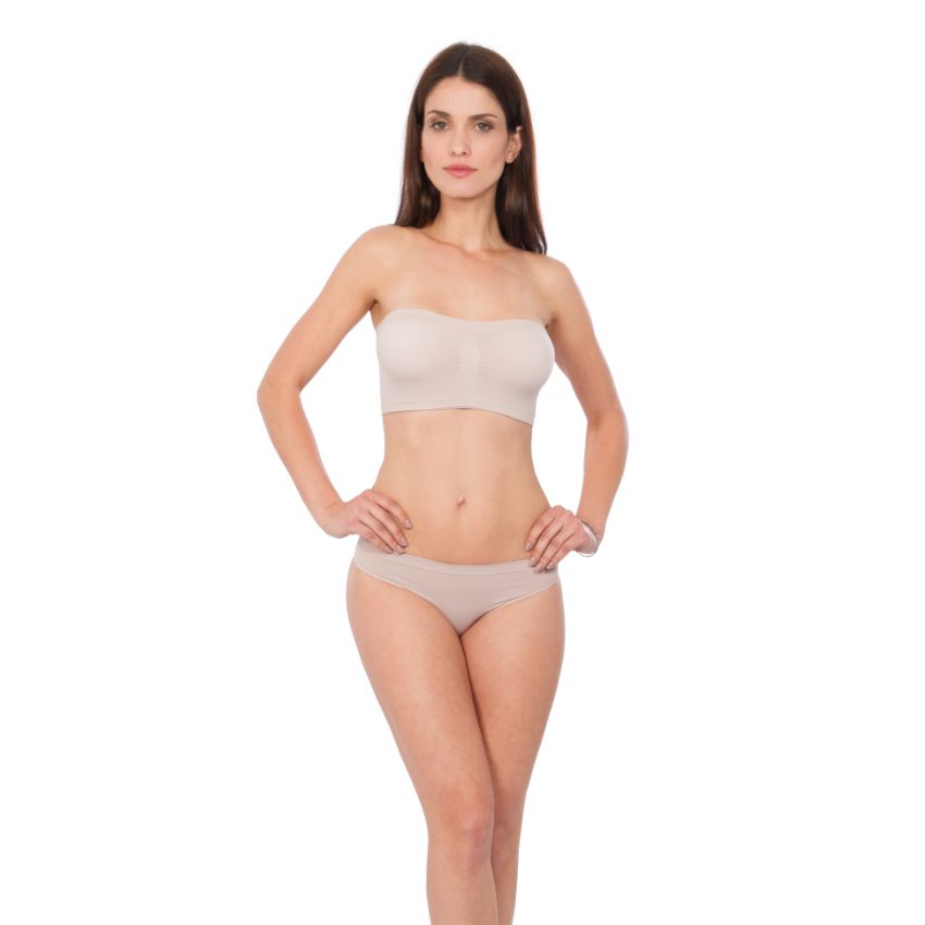 Plie Strapless Bandeau Extra Support Padded Bra