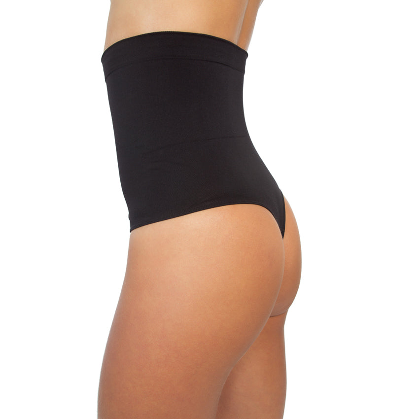 Plie Thong High Waist Briefs Base